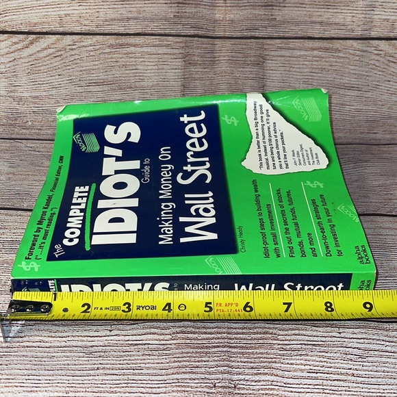 Vintage Book 1994 - The complete idiots guide to making money on Wall Street - Picture 5 of 17